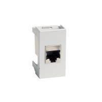 Розетка RJ-45 кат.6,Viva,1 мод.,серая 45158 DKC