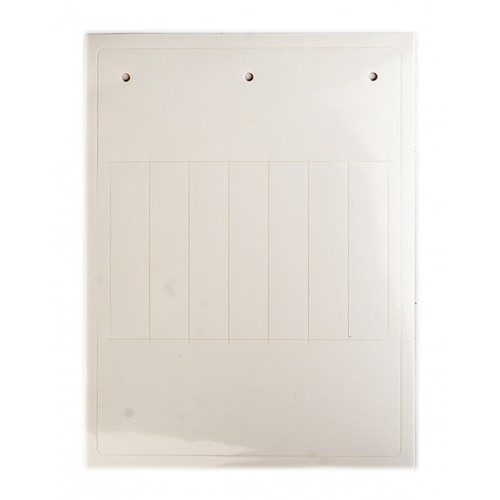 TAF1567AW ДКС - Табличка эластичная. Клейкое основание. Винил. Белый
