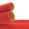 Двустенная труба ПНД гибкая для кабельной канализации д.50мм с протяжкой, SN13, в бухте 150м, цвет красный 121950150 DKC
