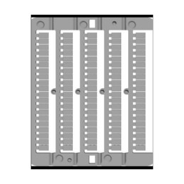 CNU/8/030, 100/ чистые маркировочные таблички ZNU008-RET DKC