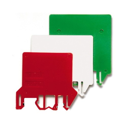 ZDU03R ДКС - DFU/3/ROSSO, цветной разделитель/изолятор
