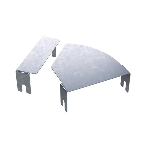 SKVH050HDZL ДКС - Крышка на горизонтальный изменяемый угол СРО 0-45град. 50, 2,0 мм, цинк-ламель
