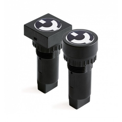 AP4S24DR230 ДКС - Индикатор положения выключателя, винт. подкл., уст.размер 22/48, квад., крас., 230В,
