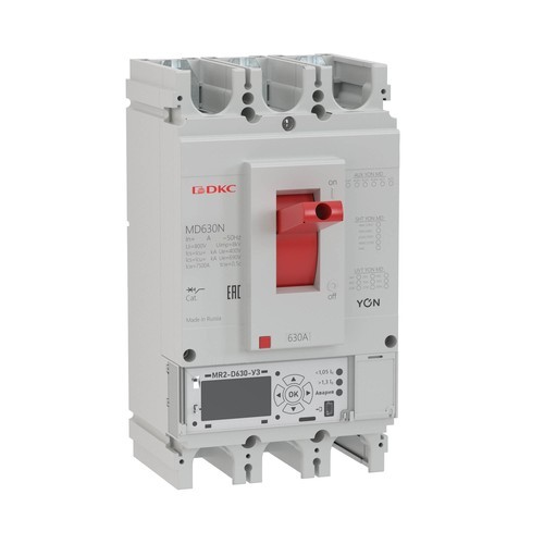 MD400N-MR2 ДКС - Авт. выкл. YON MD400N-MR2 3P 400А 40kA Ir 0.4…1xIn Isd 1.5…10xIn
