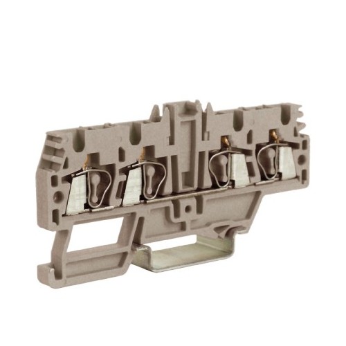 ZHM520GR ДКС - HMM.2/2+2GR, проходной зажим 2,5 кв.мм серый 2 ввод/2 вывода
