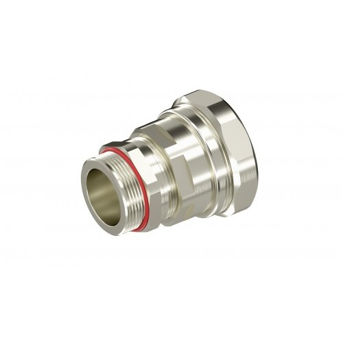 6018ANP40EKM5SB ДКС - Взрывозащищенный кабельный ввод ANP под небронированный кабель в металлорукаве M40х1,5 D21-30мм, Dn40мм. Никелированная латунь.IP66/68