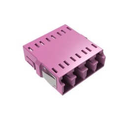 Адаптер LC/UPC-Quad, Senior/Senior, SC-Duplex footprint, OM4, пурпурный RNFA54QLC DKC
