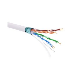 Информационный кабель экранированный F/UTP 4х2 CAT5E, LSZH,белый RN5EFULS3WH DKC