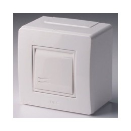 Коробка в сборе с выключателем, белая 10002 DKC