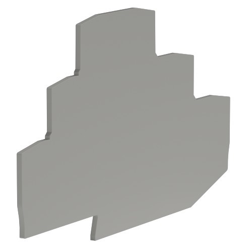 ZEFT201GR ДКС - Крышка для трехуровневой клеммы на 2,5 кв.мм
