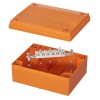 Коробка пластиковая FS с гладкими стенками и клеммникамиIP56,240x190x90мм,6р, 450V,20A,10мм.кв, нерж.контакт FSK40610 DKC