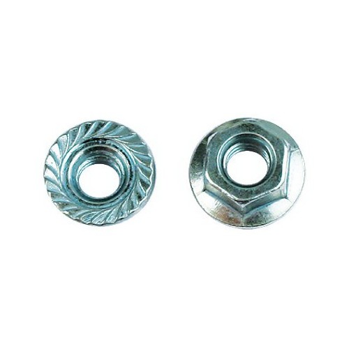 CM101200INOX316L ДКС - Гайка с насечкой, препятствующей откручиванию М12, нержавеющая сталь AISI 316L
