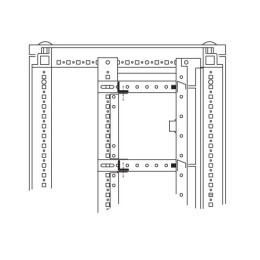 Объединительные панели для секций шкафов DAE/CQE, 800мм, 1 упаковка - 5шт. R5FCP80 DKC