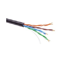 Информационный кабель неэкранированый U/UTP 4х2 CAT5E, PE, Черный RN5EUUPE3BK DKC