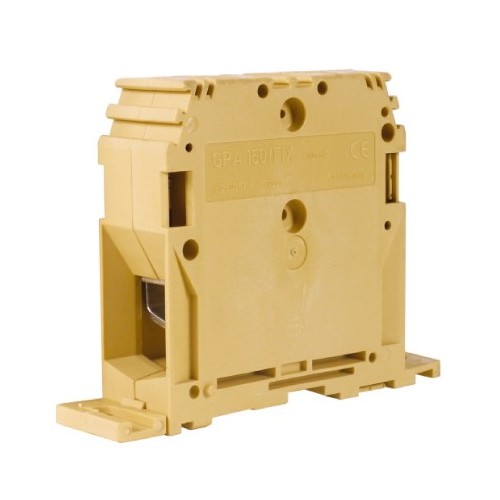 ZGF200 ДКС - GPA.150/FIX, силовой зажим кабель/кабель бежевый 150 кв. мм/крепление на плату
