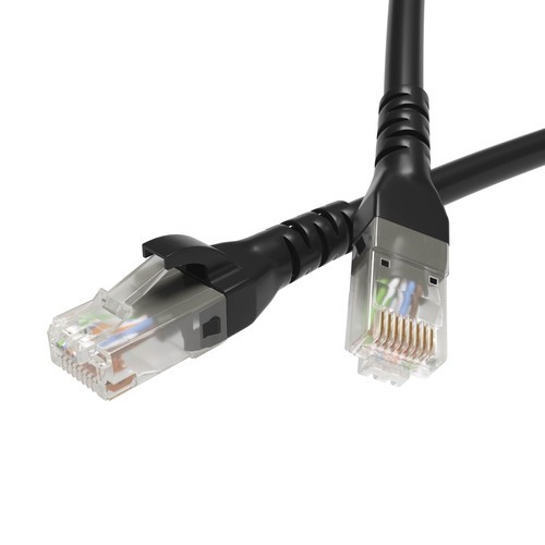 Патч-корд неэкранированный CAT5E U/UTP 4х2, LSZH, черный, 1.0м RN5EUU4510BK DKC