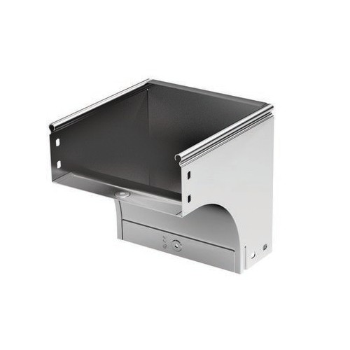 37371KHDZ ДКС - Угол CDV 90 вертикальный внеш. 80/80 в комплекте с крепеж., горячеоцинкованный
