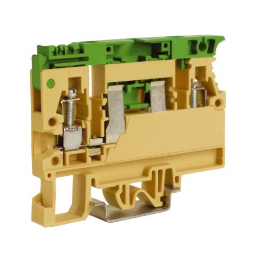 ZSF848 ДКС - Держатель предохранителя. 4 кв. мм. Предустановлен диодный индикатор. 48В (AC-DC). Тип SFO.4/C48. Бежевый.
