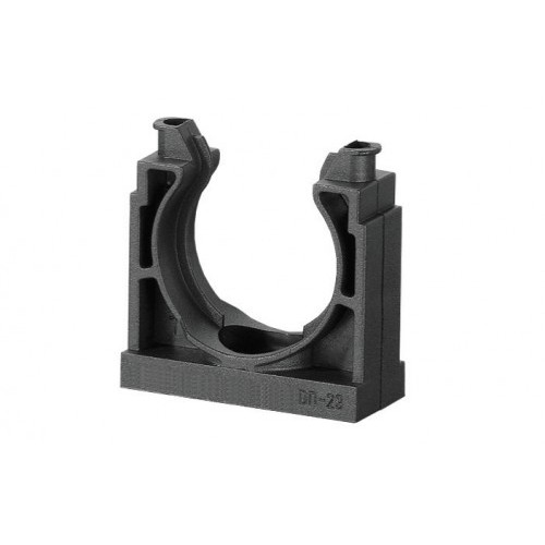 PAS12N ДКС - Держатель DN 12 мм, полиамид, цвет черный
