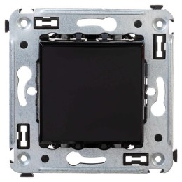 Переключатель одноклавишный в стену, "Avanti", "Черный квадрат" 4402113 DKC
