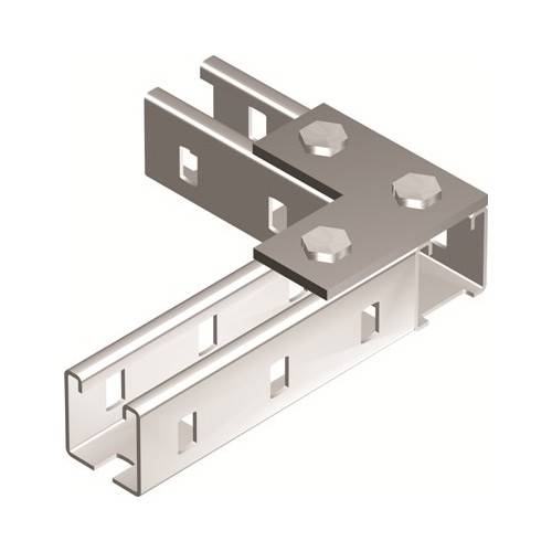 BMD1021HDZ ДКС - Пластина соединительная L-обр., длина 90х90 мм, 3отв., горячеоцинкованная
