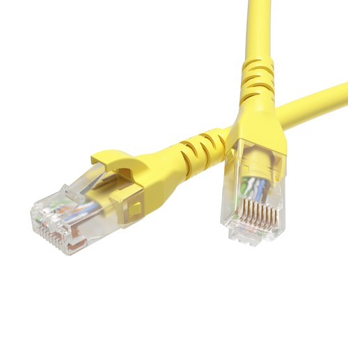 RN6UU4550YL ДКС - Патч-корд неэкранированный CAT6 U/UTP 4х2, LSZH, желтый, 5.0м
