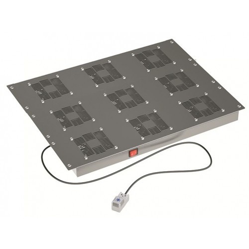 Потолочный модуль 9 вентиляторов с термостатом для крыши 800 RAL9005 R5VSIT8009FTB DKC