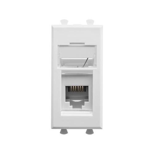 4400311 ДКС - Телефонная розетка RJ-12 модульная, "Avanti", "Белое облако", 1 модуль
