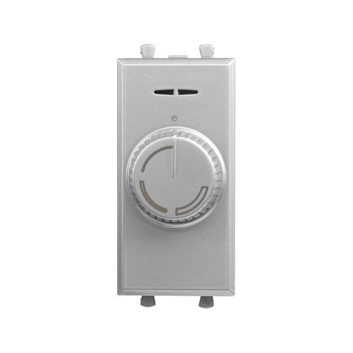 4404131 ДКС - Диммер поворотный модульный, "Avanti", "Закаленная сталь", 1 модуль
