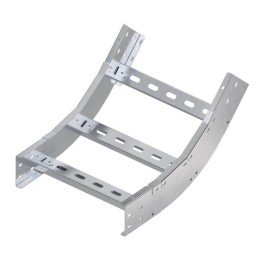 Угол лестничный вертикальный внутренний 45 градусов 80х400, R600, горячеоцинкованный ULIC684HDZ DKC
