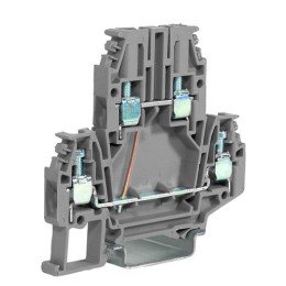 DBC.4/CI/GR Клемма проходная 4 кв.мм., 2 уровня, уровни перемкнуты, винт ZDB417GR DKC
