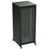 R5IT3882GSB ДКС - Напольный шкаф 38U 800х1200 двери стекло/сплошная, укомплектован вводом и заглушками RAL 9005