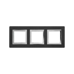 Рамка из алюминия, "Avanti", черная, 6 модулей 4402836 DKC
