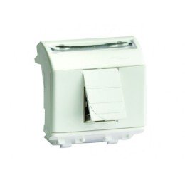 USB 2.0 со шторкой, Brava, сл кость,2мод 75202S DKC
