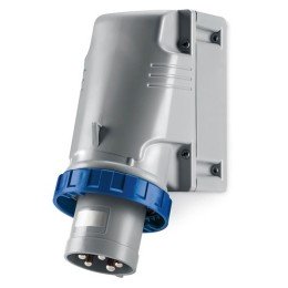 Вилка настенная IP67 63А 2P+E 250В DIS245M6393 DKC
