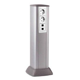 Миниколонна алюминиевая, 0.5м, цвет белый 19552 DKC
