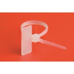 Хомут P6.6 маркировочный, белый, 2,5х110, табличка 9,1х20,4 252110-M DKC