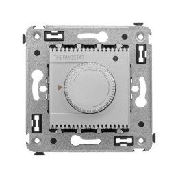 Термостат для теплых полов в стену, "Avanti", "Закаленная сталь" 4404163 DKC
