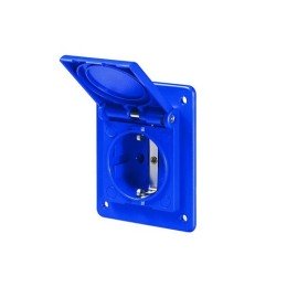 Розетка панельная, IP54, с увеличенным фланцем 70x87 DIS5704061 DKC
