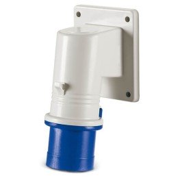 Вилка панельная с наклоном IP44 16А 2P+E 250В DIS2421693 DKC