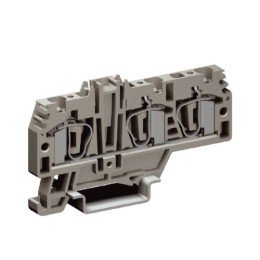 HMM.4/1+2GR, проходной зажим 4кв.мм 1ввод/2 вывода ZHM210GR-RET DKC
