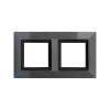 4403854 ДКС - Рамка из металла, "Avanti", темно-серый, 4 модуля
