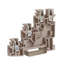 TLS.2, 3 уровневый проходной зажим для сенсоров бежевый 2,5кв.мм ZTL100 DKC
