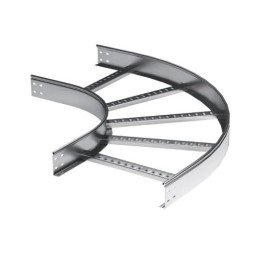 Угол горизонтальный 90º 80x600 R600, цинк-ламельный LC8660ZL DKC