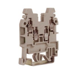CBR.2, проходной зажим бежевый 2 ввода/2 вывода, 2,5 кв.мм ZCR110 DKC
