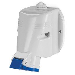 Розетка настенная с безвинтовыми клеммами IP44 32A 2P+E 230В DIS5133253TF DKC
