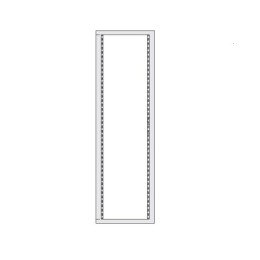 Задняя рама 37U для 19 оборудования в шкафы 1800 x 600мм R5CRK1860 DKC
