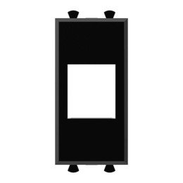 Адаптер без шторки для Keystone, "Avanti", "Черный квадрат", 1 модуль 4402211 DKC
