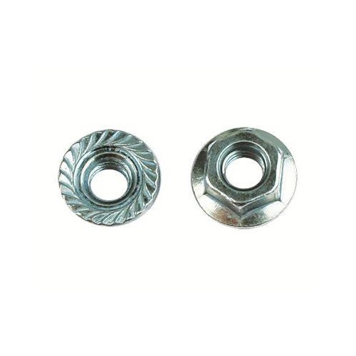 CM100600INOX ДКС - Гайка с насечкой, препятствующей откручиванию М6, нержавеющая сталь
