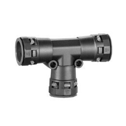 Тройник DN 23/23/23 мм, полиамид, цвет черный PAT23N DKC
